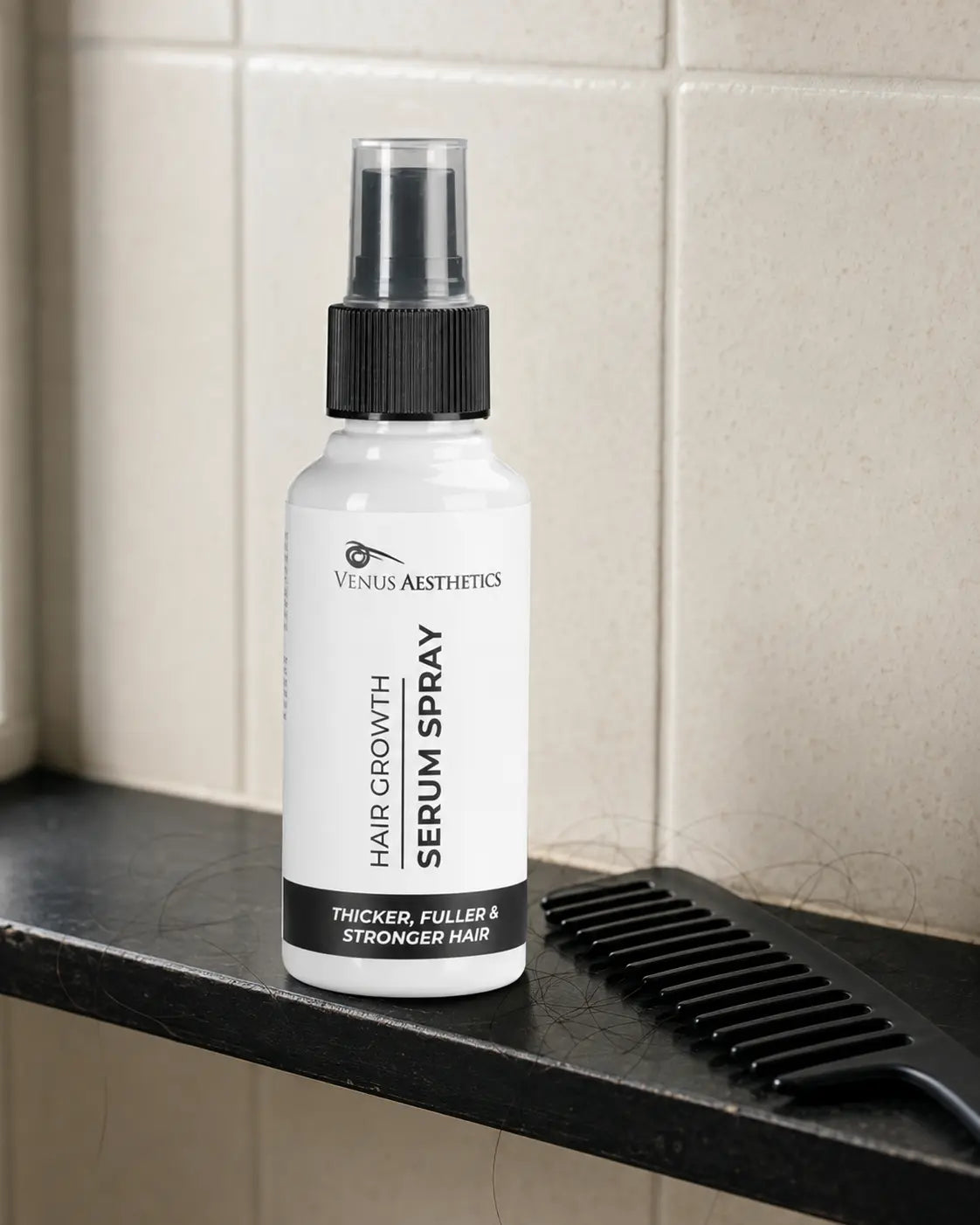Hair Growth Serum application and texture
